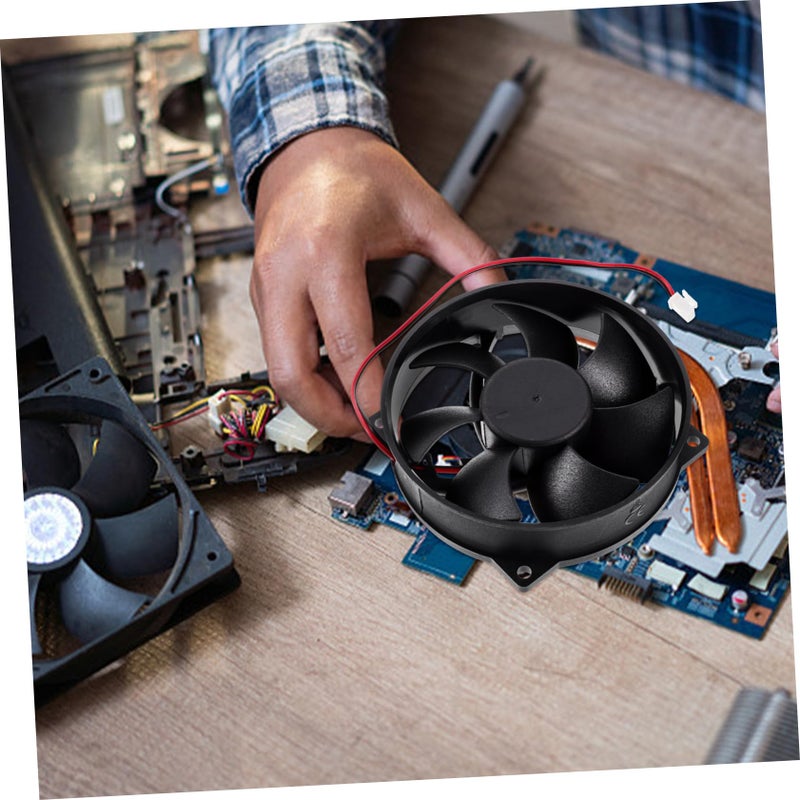12V Computer Radiator Fan High Speed Quiet Cooling Easy Installation for Desktop PC - Image 3
