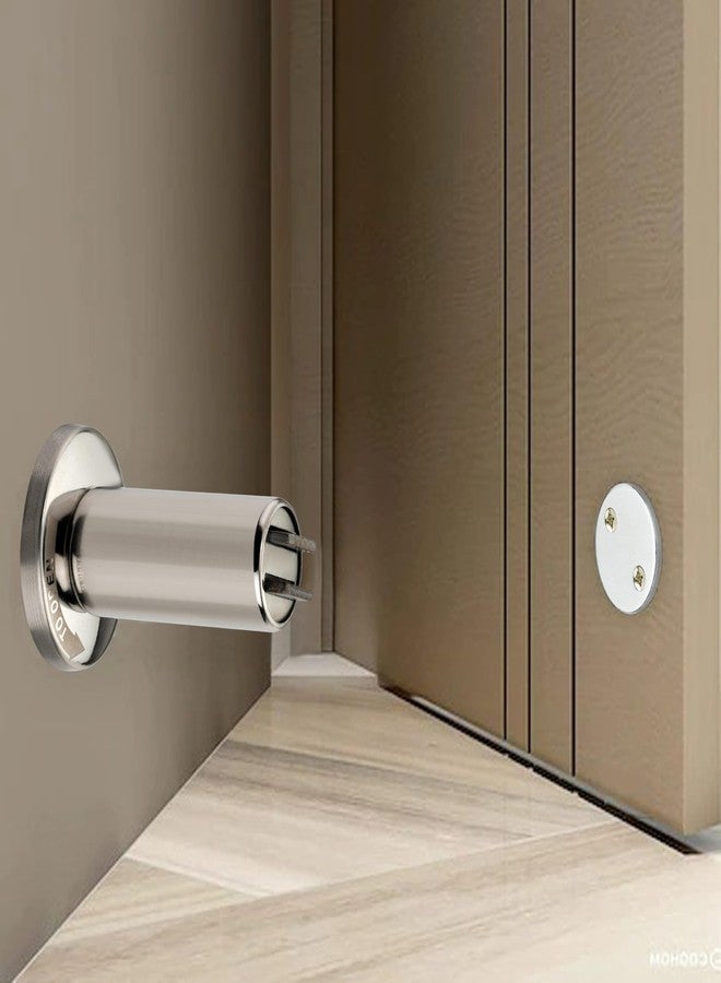 SARDAR DS-01 Magnet Door Stopper/Wall Mounted Magnet Door Stopper/Gate Stopper for Door for Home (1, SS) - Image 1