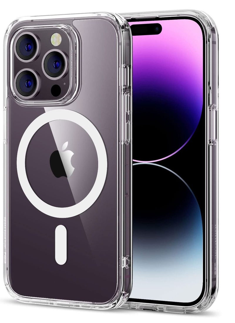 ESR - IPhone 14 Pro Max Case Magnetic Clear Case Compatible with MagSafe Shockproof Military Grade Protection Classic Hybrid - Image 1