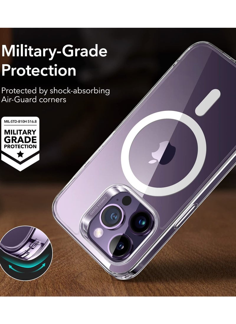 ESR - IPhone 14 Pro Max Case Magnetic Clear Case Compatible with MagSafe Shockproof Military Grade Protection Classic Hybrid - Image 1