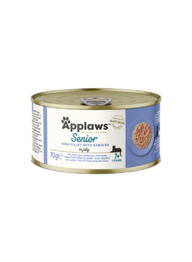 Wet Cat Food, Tuna With Sardines - 70g, UK
