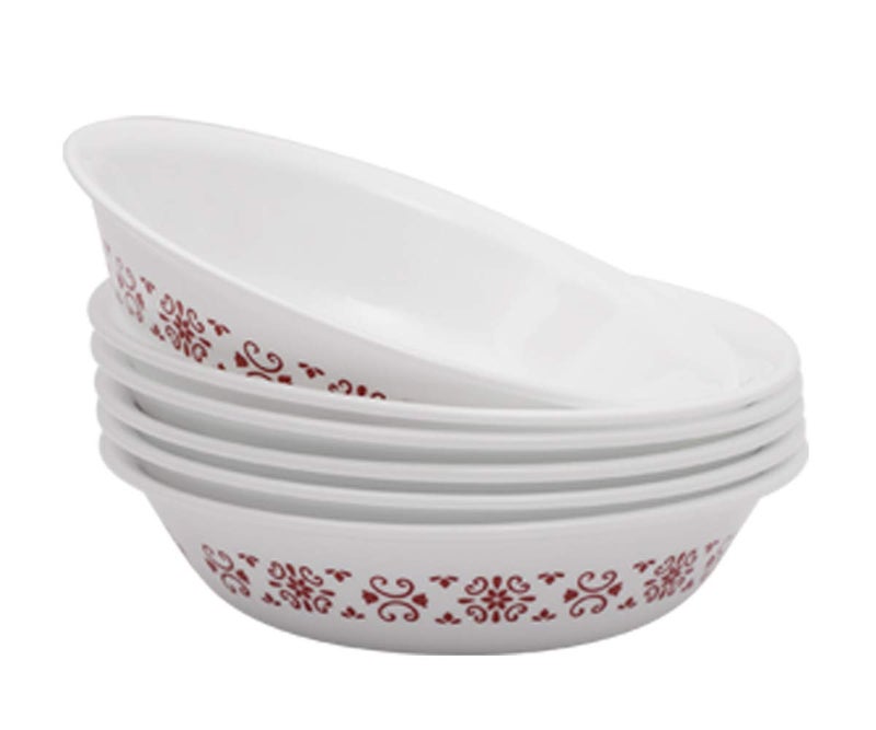 Corelle Red Trills Glass 30Pcs Dinner Set Multicolor - Image 4