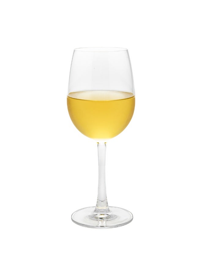 Restaurantware Voglia Nude 12 Ounce White Wine Glasses, Set Of 6 Crystal Wine Glasses - Laser-Cut Rim, Fine-Blown Crystal Wine Glasses, For Chardonnay, Pinot Grigio, Sauvignon Blanc, Dishwasher-Safe - Image 2