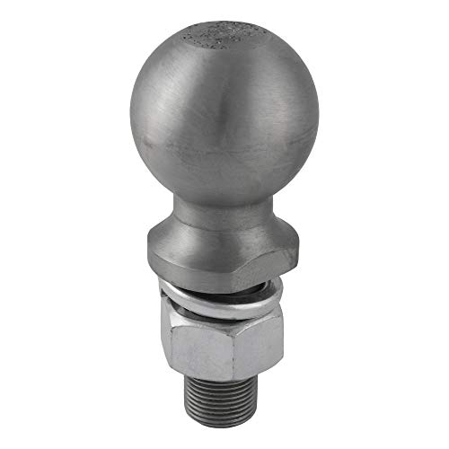 CURT 40042 Raw Steel Trailer Hitch Ball 12000 lbs 2516Inch Diameter 1 x 214Inch Shank - Image 1