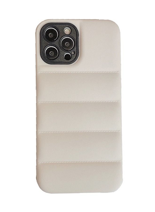 VR CREATIVE White Puffer Jacket Case (Matte) for Apple Iphone 14 Pro Max - Image 2