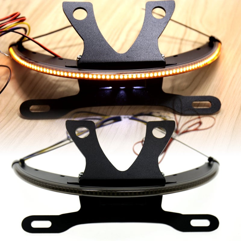 Rudyness LED Fender Turn Signal Kit Smoked Lens&Tag Light&Bracket For Victory 2003-2017 - Image 5