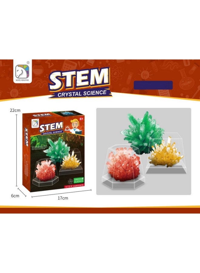 Handmade DIY Science Experiment Magnet Experiment Plant Ecological Weather Station Color Painting Planet 14 In 1 Chemical Experiment-Color:556  - Image 1