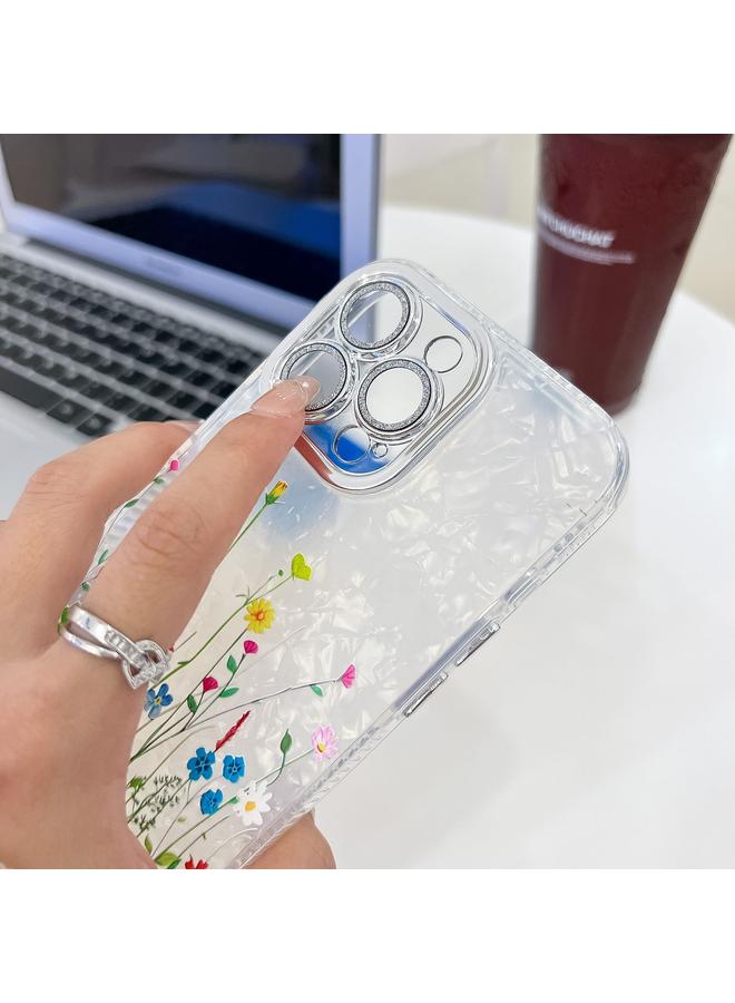 إيروريكس جراب لهاتف iPhone 16 Pro مصنوع من مادة TPU بتصميم زهور مطلية بالكهرباء - Image 5