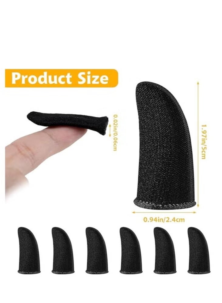 20 piece finger cover suitable for gaming phones, game controllers, finger covers, thumb covers, sweat resistant, breathable, seamless touch screens - Image 2