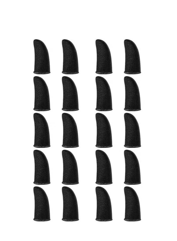 20 piece finger cover suitable for gaming phones, game controllers, finger covers, thumb covers, sweat resistant, breathable, seamless touch screens - Image 1