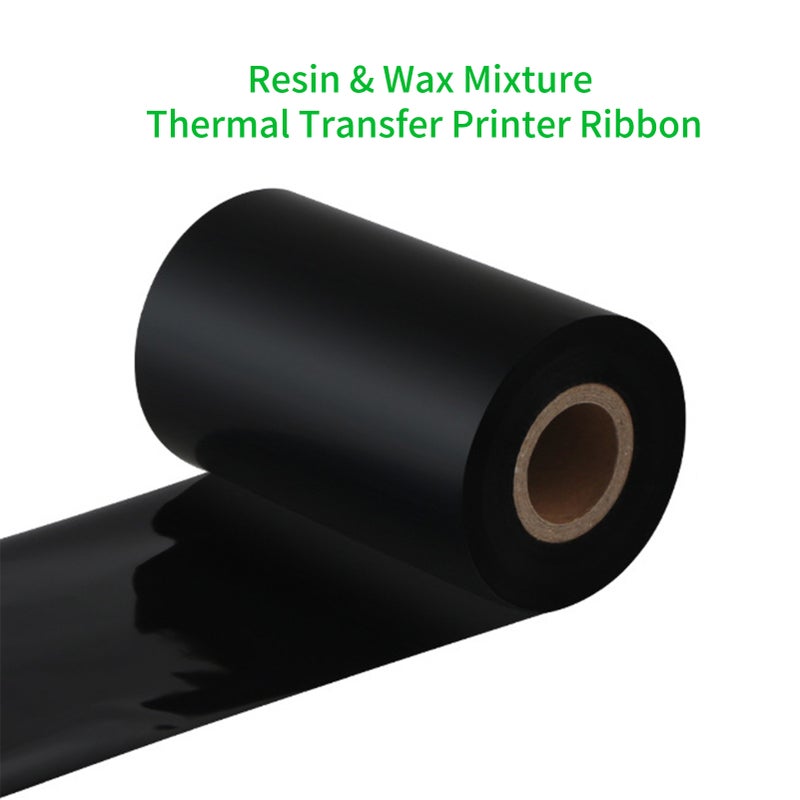 Thermal Transfer Ribbon Manufacturers Supply Barcode Printer Ribbon Wax Material Printer Ribbon Scratch 1Inch Core 60mm*300m - Image 2