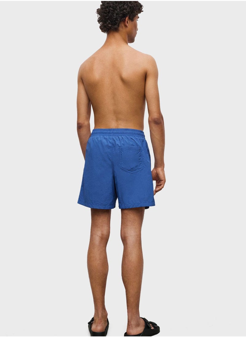 MANGO - Kids Drawstring Swim Shorts - Image 1