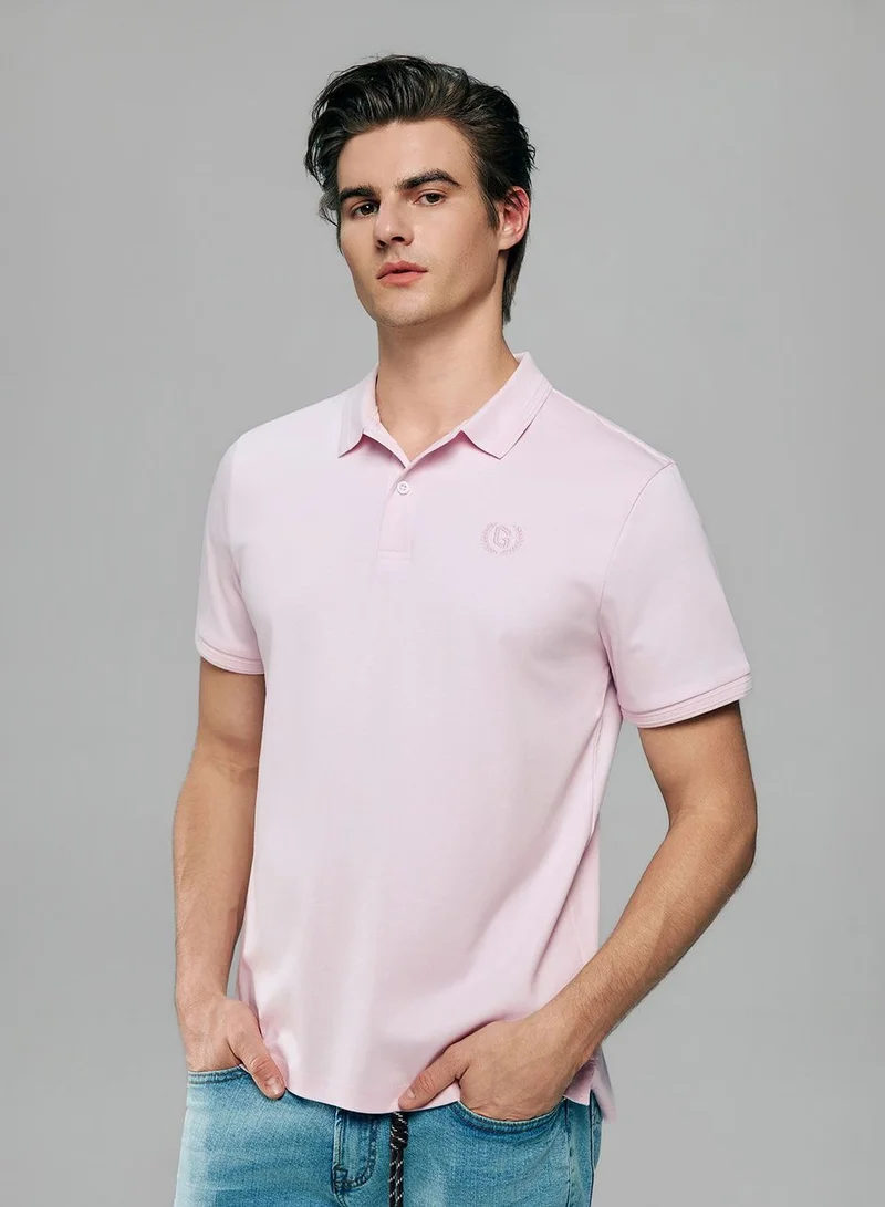 Men Slim Liquid Touch Cotton Polo Shirt