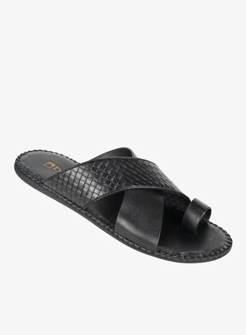 barjeel uno 008-3437 Barjeel Uno Mens Arabic Sandals 1560-2 Black