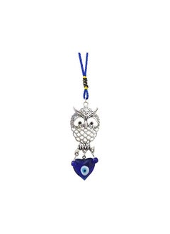 The Bros Heart Shape Evil Eye Protection Charm with Owl Wall Hanging Ornament Home Decor Protection Good Luck Blessing Housewarming Birthday Gift  - Image 2
