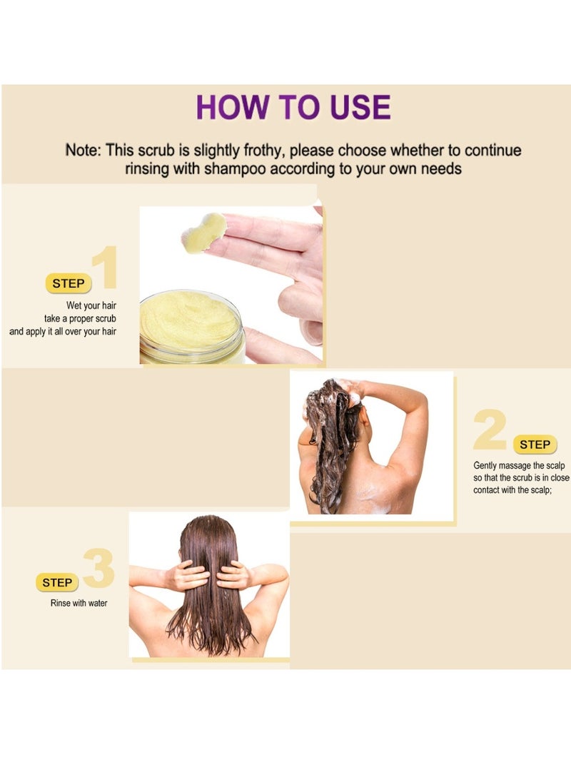 Sevich - 150ml Peptide Hair Growth Scrub Promote Hair Growth Control Oil and Deep Cleanse Scalp Natural Ingredient Mild and Safe Repair Damaged Cortex Regrow Scalp Hair Follicles and Cleanses - Image 1