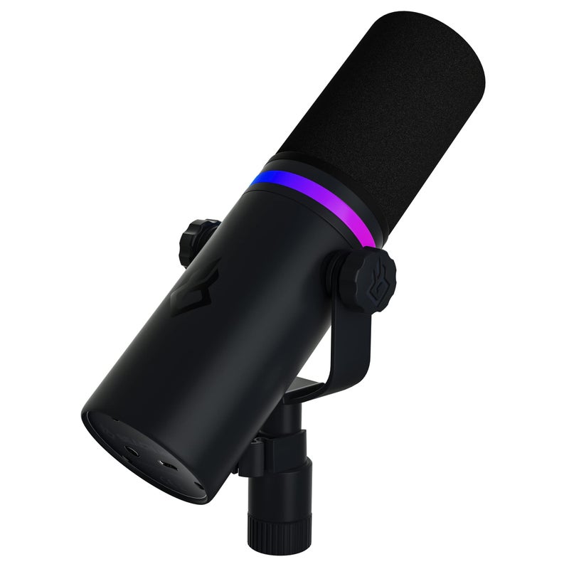 BEACN Dark Dynamic USB Mic for PC | Professional Microphone for Podcast, Gaming Mic, Streaming Mic | Studio-Quality Desk Mic for YouTube, Twitch, and Recording | Microphone for PC, Gaming & Streaming - Image 1