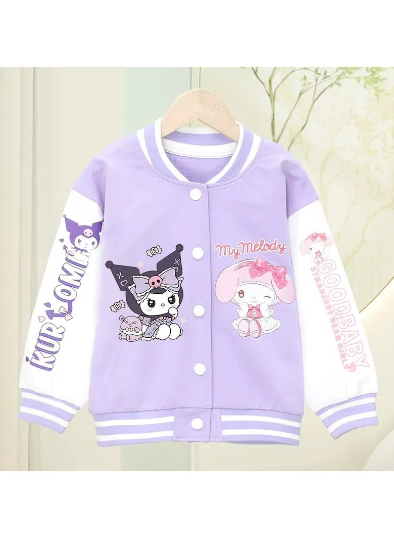 عام سترة كورومي المطبوعة بقصة واسعة ومتوفرة بمقاسات متعددة، تسهّل تنسيق إطلالات السفر. - Image 1