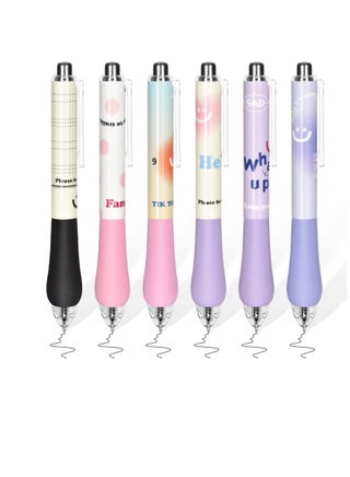 Retractable Gel Pens, 12 Pcs Creative Gel Ink Rollerball Pen, Quick Dry Fine Point 0.5mm Black Ink Rolling Ball Gel Pen, Comfortable Smooth Writing Aesthetic Pens, for Home, School, Office - pzsku/ZE5B882D6CB5C354D0F8EZ/45/_/1695379516/f69d868e-0379-4a3f-b1ab-870e7cad4b84
