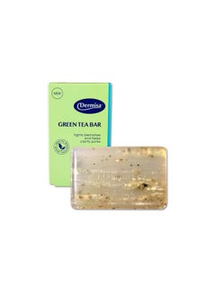 DERMISA Green Tea Bar Gentle Skin Cleansing And Exfoliation Contains Antioxidants Green Tea Manuka Honey Ginseng No Parabens No Sulfates 3Oz Per Pack  - Image 1