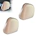 EKUWU 2 PCS Car Seat Headrest Cover Full WrapAround Car Head Rest Protector Adjustable Leather Head Rest Cover Universal Interior Accessories for Most Vehicles Rice Coffee S - Image 2