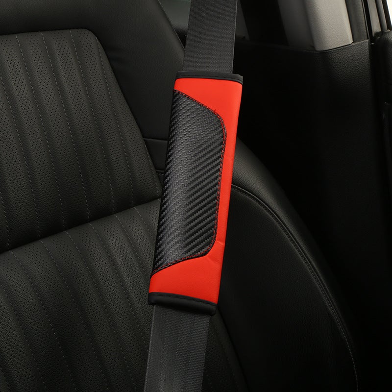 Velcro design for easy installation and removal, seat belt shoulder pad - Image 3