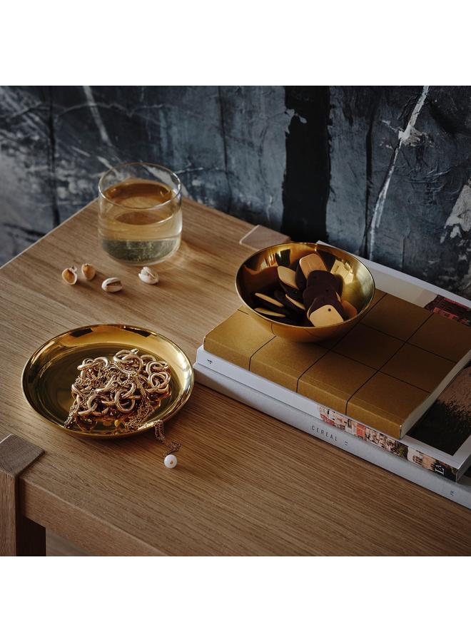 Zaboon Bowl And Dish, Brass-Colour - Image 3