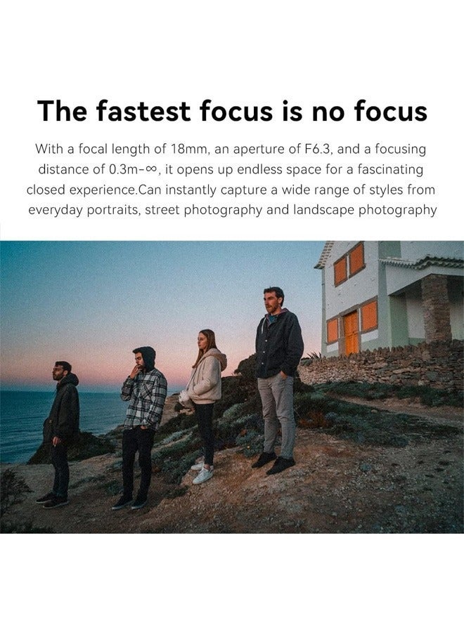 7أرتيسانز 7artisans عدسة UFO 18MM F6.3 Mark II 18MM F6.3 Mark II لحامل M4/3، APS-C، عدسة رئيسية، كاميرات مدمجة رفيعة للغاية غير مزودة بمرآة لسلسلة باناسونيك GM/GX/GH/GF لسلسلة أوليمبوس EPM/EP/EPL/Pen/EM - Image 5