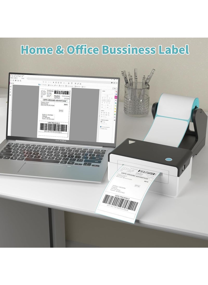 OHAHO 4" x 6" Thermal Labels  (500 per Roll) Direct Thermal Shipping Labels Permanent Adhesive Compatible with Thermal Printers Commercial Grade Thermal Label Paper  - Image 3