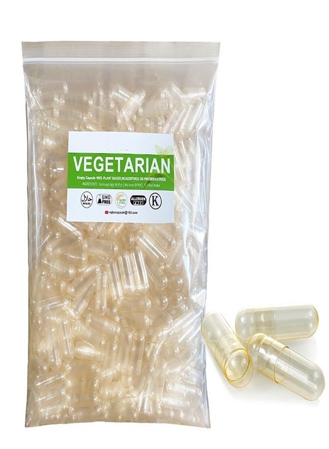 general 1000 PCS Capsules Express Empty Capsules Pure Pill Capsule DIY Powder Filling Clear Empty Vegetarian Capsules - Image 1