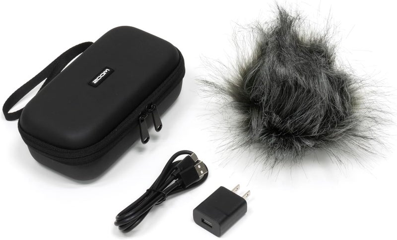 Zoom APH-4E Accessory Pack for H4essential with Windscreen, Case, Adapter & USB Cable - Image 1
