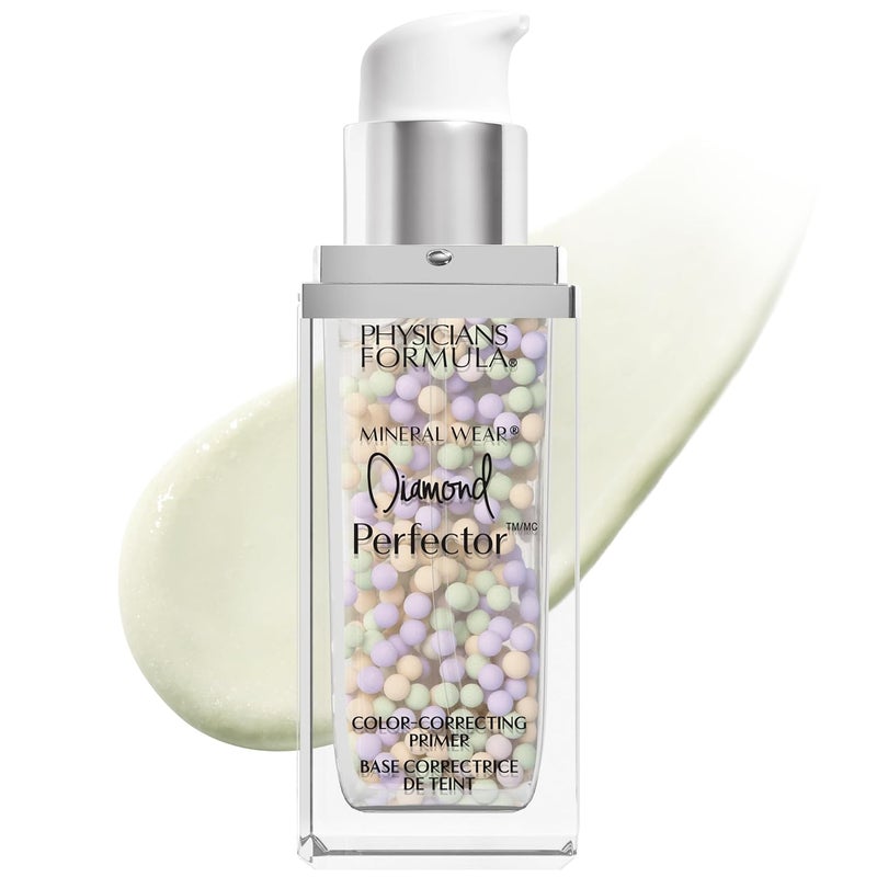 صيغة الأطباء Mineral Wear Diamond Perfector 3 في 1 جل إلى سيروم صيغة مع مسحوق الماس المعدني تصحيح وتفتيح نباتي خالي من القسوة خالي من التلك برايمر تصحيح اللون