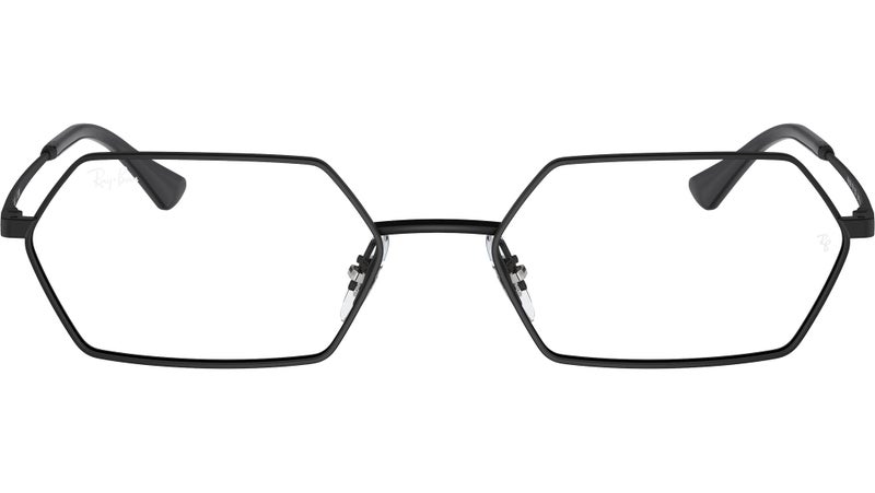 راي بان Unisex Ray-Ban RX6528 2503 Yevi Black RX Optical Frame - 56mm - Image 2