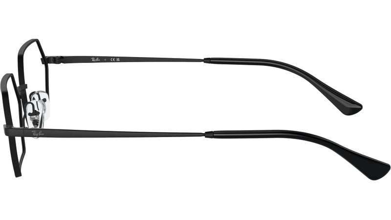 راي بان Unisex Ray-Ban RX6528 2503 Yevi Black RX Optical Frame - 56mm - Image 3