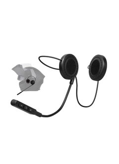 Motorbike Helmet Bluetooth 5.0 Headset with Stereo Sound Quality Waterproof Motorcycle Helmet Speaker for Riding, Skiing Sport Outdoor
