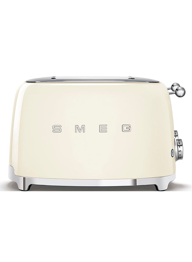 smeg 50's Style 4 Slice Toaster 4 Slices 2000 W TSF03CRAU Cream - Image 2