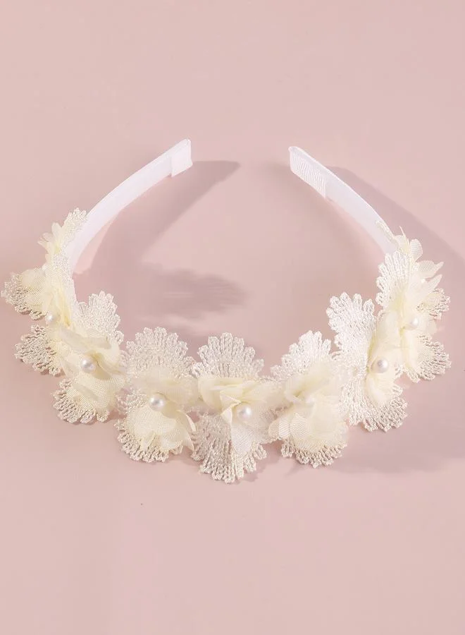 Take Two Flower Applique Headband