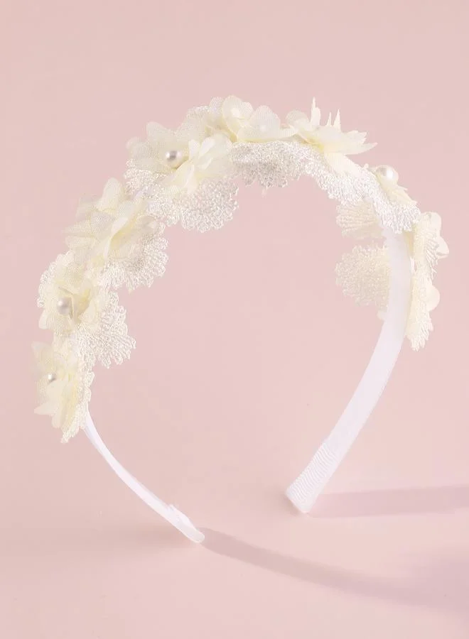 Take Two Flower Applique Headband