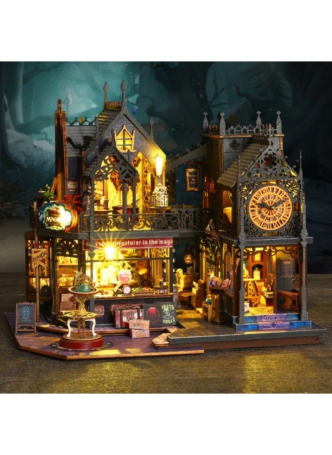 General Diy cottage Holo Magic City hand-assembled villa model decoration exquisite decompression birthday gift for men and women  - Image 2