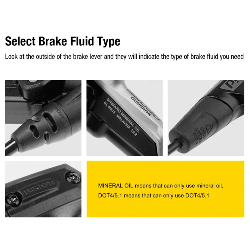 TerchPilet Bicycle DOT 5.1 Brake Fluid High Performance DOT Oil for SRAM/Hayes/Hope/Formula Hydraulic Disc Brakes,120ml/4oz - Image 5