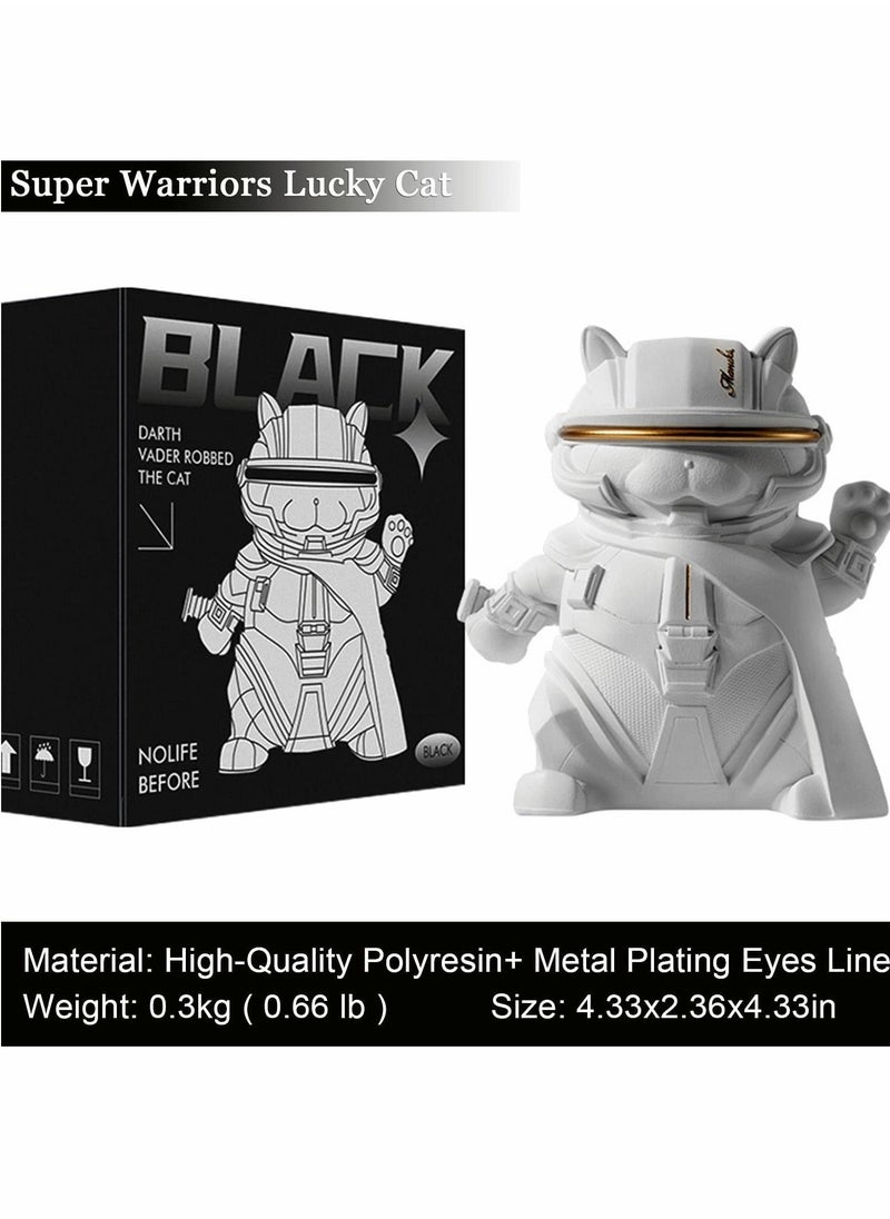 Y&D Trendy Toy Statue, Maneki Neko Lucky Cat Collectible Cool Statue  - Image 3
