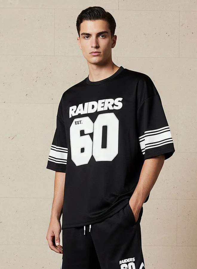 SP Characters Men Relaxed Fit Round Neck Short Sleeves Green Bay Packers Print T-shirt