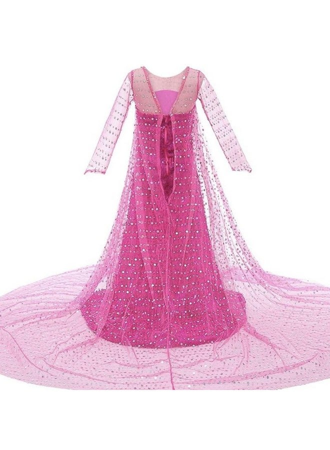 FancyDressWale Polyester Girls Princess Dress And Accessories For Girls Birthday (Red Princess, 10-12 Years) - Image 5