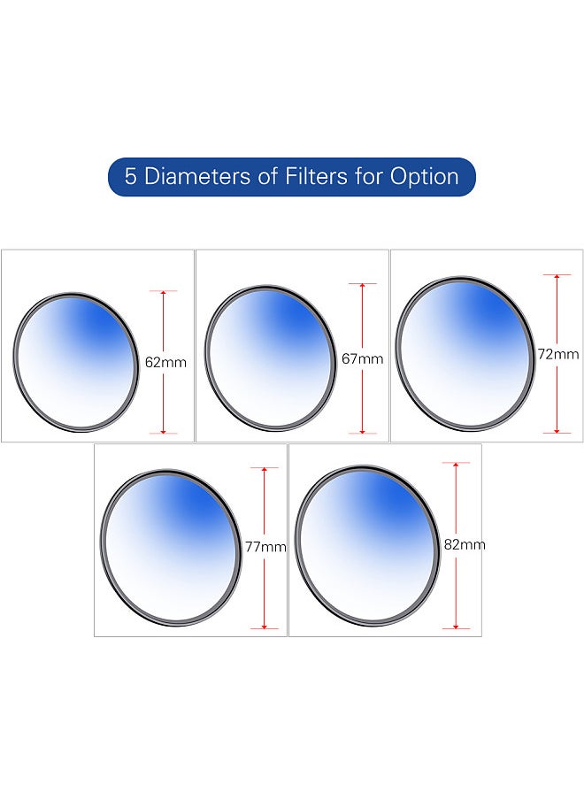 K&F Concept 77mm Ultra Slim Multi Coated MC UV HD Lens Filter Compatible with Canon Nikon Sony DSLR Camera Lens  - Image 5