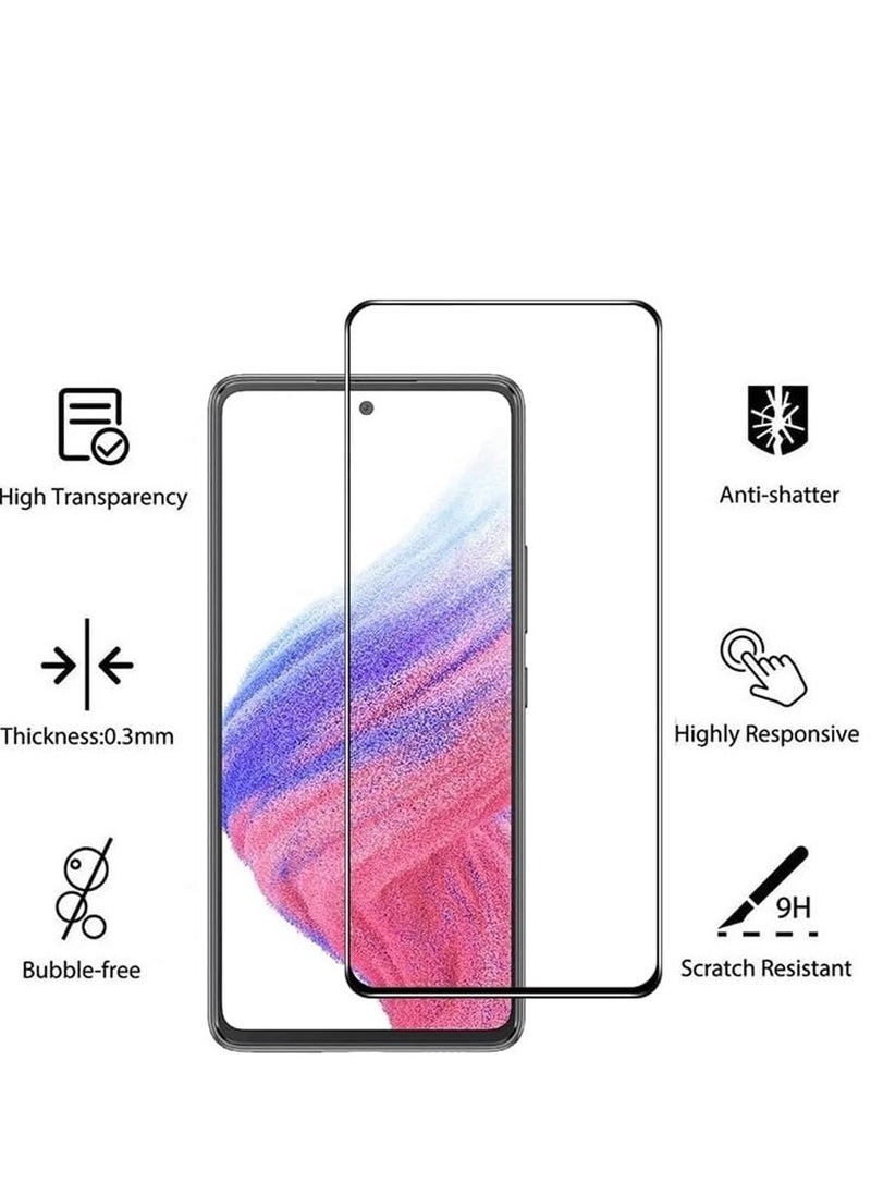 Raxoom Transparent Case for Galaxy A73 5G – Includes 2 Tempered Glass Screen Protectors, Anti-Scratch Protective Cover - Image 3
