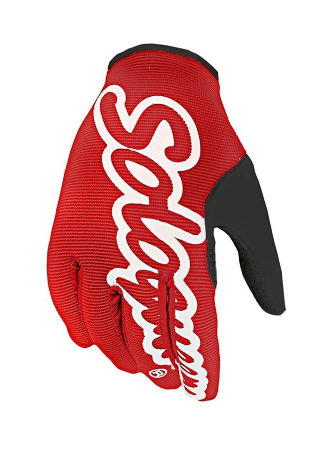 SOLO QUEEN Sim-Racing Gloves for Simulator Steering Wheel Games and Karting Glove (red, L) - Image 3