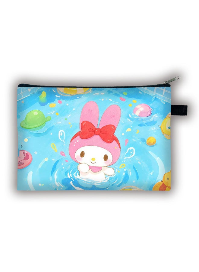 New Melody Coin Purse For Students, Cute Large-capacity Desktop Cartoon Storage Bag, Children's Large Key Card Holder