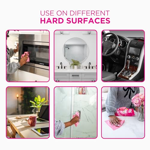 Stardrops The Pink Stuff Miracle Multi-Purpose Cleaning Wipes – 216 Count – Tough on Grease, Grime, and Dirt – All-Purpose Cleaner for Kitchen, Bathroom, and More - Image 5