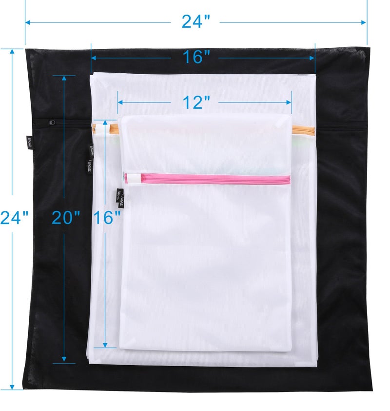 BAGAIL Laundry Bags Mesh Wash Bag for Intimates Lingerie and Delicates, 5Pcs (1XL,2L,2M) - Image 2