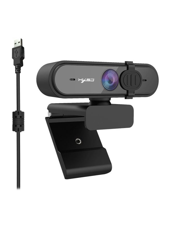 NIBEMINENT 1080P HD Webcam With Built-In Microphone Black  - Image 1